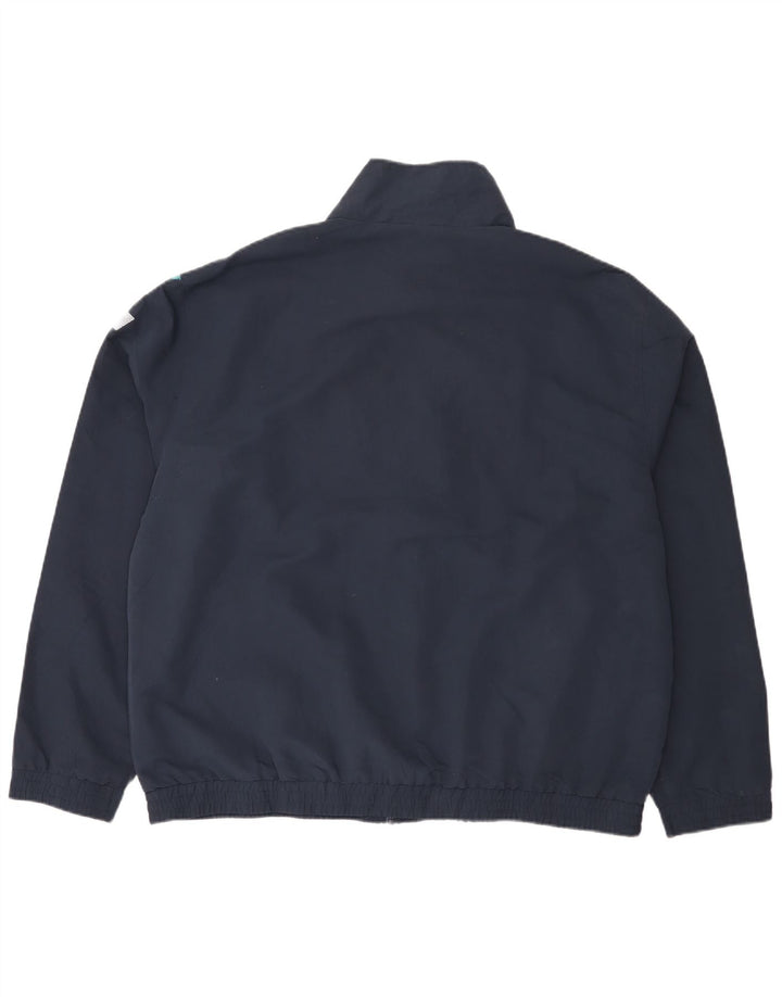 Atlas For Men Mens Treino Top Jacket XL Azul Marinho Poliéster Geométrico