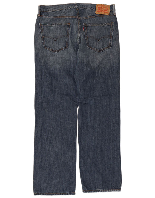 Calça Jeans Levis Masculina 559 Relaxed Fit Straight W34 L32 Azul Algodão