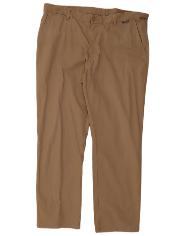 Calça chino reta masculina Harmont & Blaine IT 58 3XL W38 L30 bege