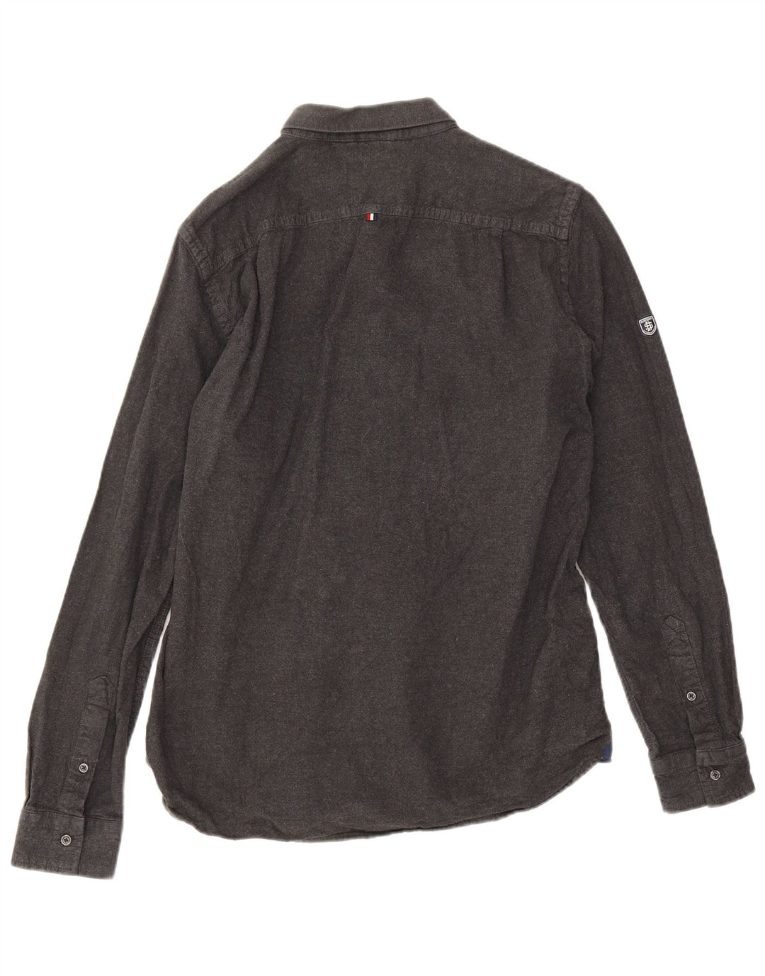 Camisa masculina de flanela Superdry 2XL algodão cinza