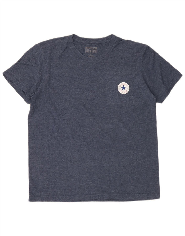 Converse Mens Chuck Taylor Camiseta Top Médio Algodão Azul