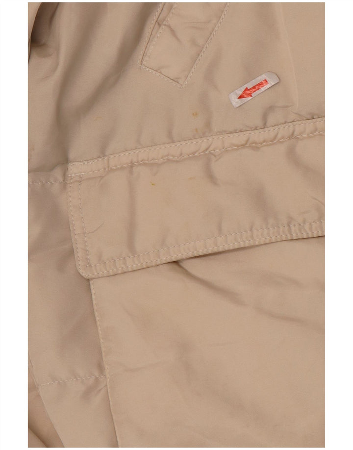 Jaqueta acolchoada masculina Harmont & Blaine UK 44 2XL poliamida colorblock bege