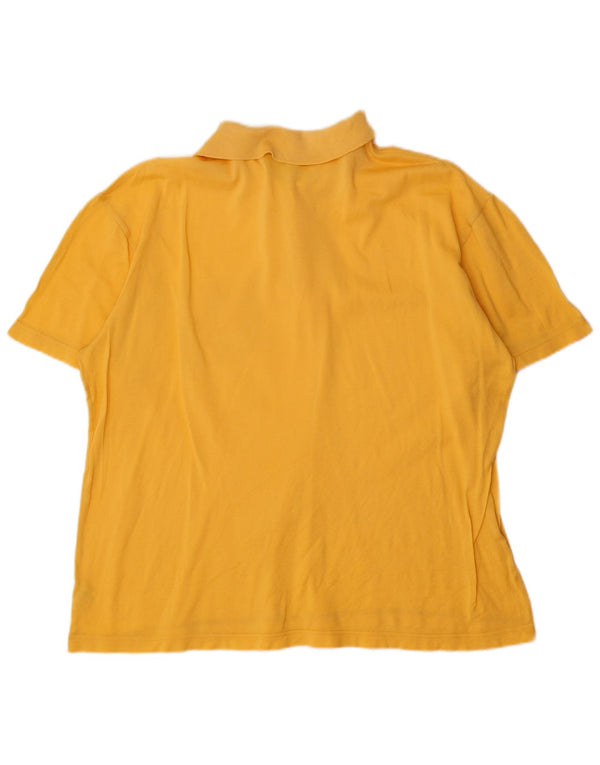 Camisa polo masculina Missoni Sport grande algodão amarelo