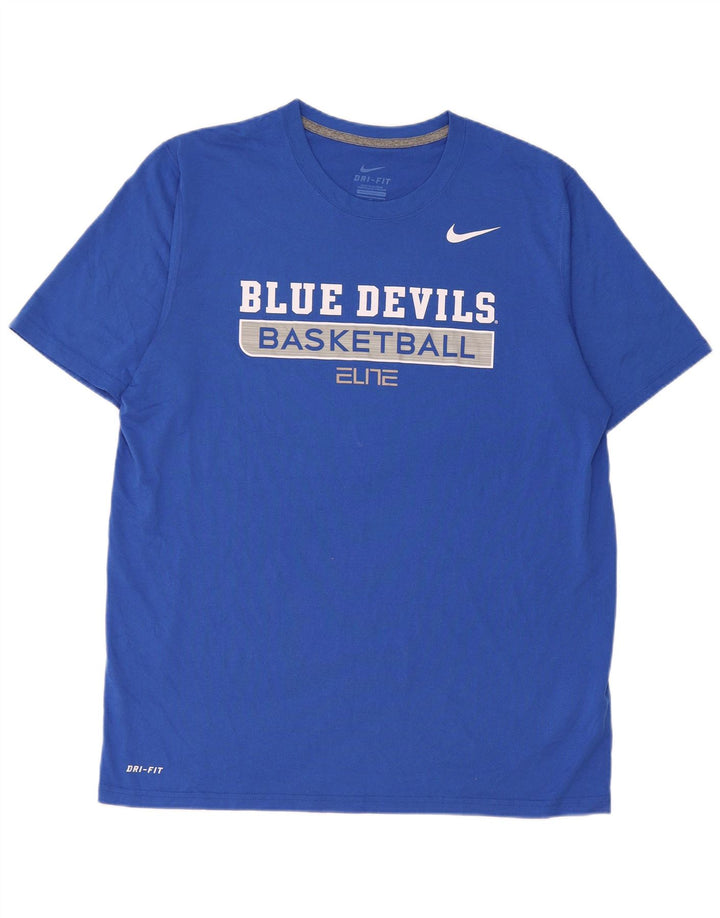 Camiseta Nike masculina Blue Devils Baseball Graphic Camiseta grande poliéster