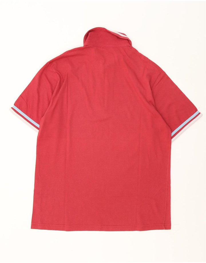 Camisa polo masculina Replay grande algodão vermelho