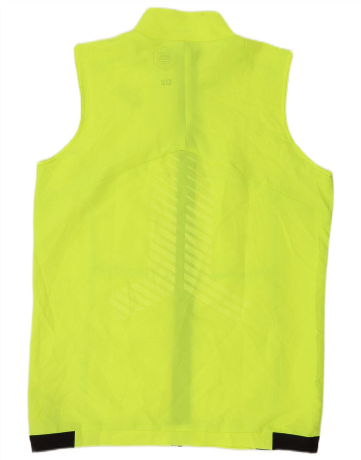 Asics Jaqueta masculina sem mangas com top de treino grande bloco colorido verde
