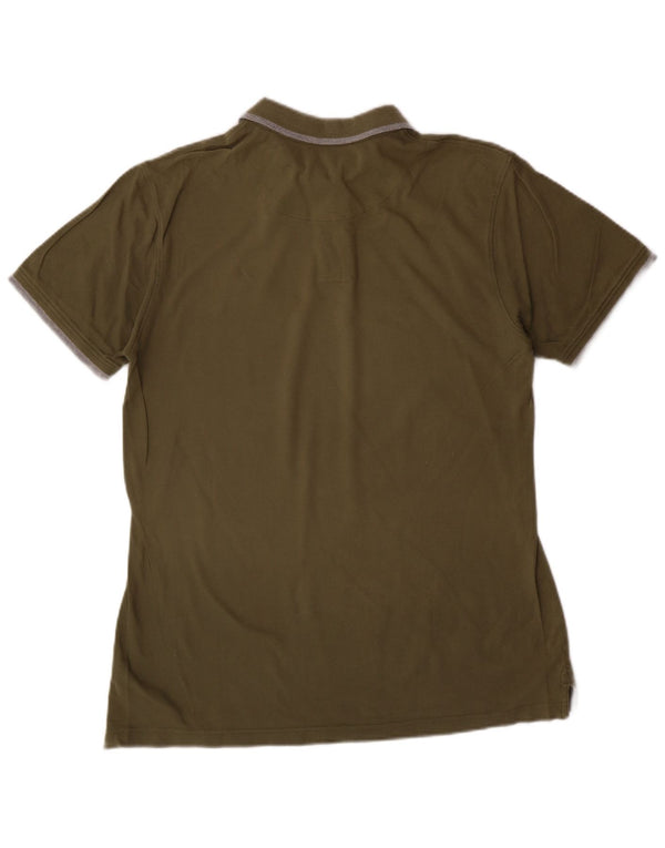 Camisa polo masculina Harmont & Blaine Regular Fit grande algodão verde