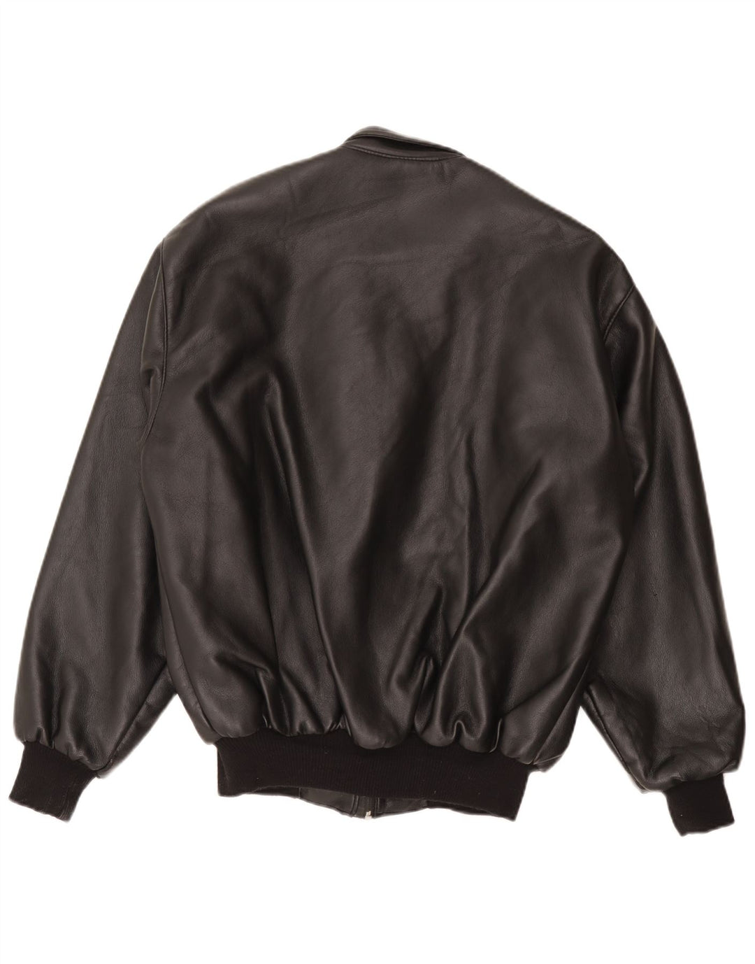 Jaqueta de couro masculina Pervin Reino Unido 42 XL preta