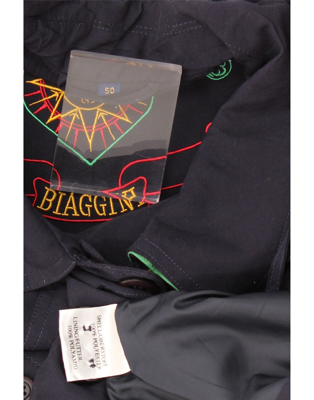 Jaqueta bomber feminina BIAGGINI IT 50 XL azul marinho poliéster