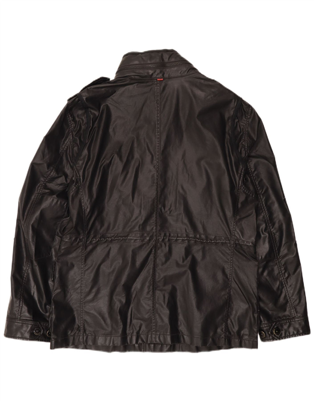 Jaqueta militar masculina com capuz Strellson UK 42 XL preta