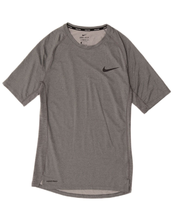 Camiseta Nike Masculina Dri Fit Top Grande Cinza