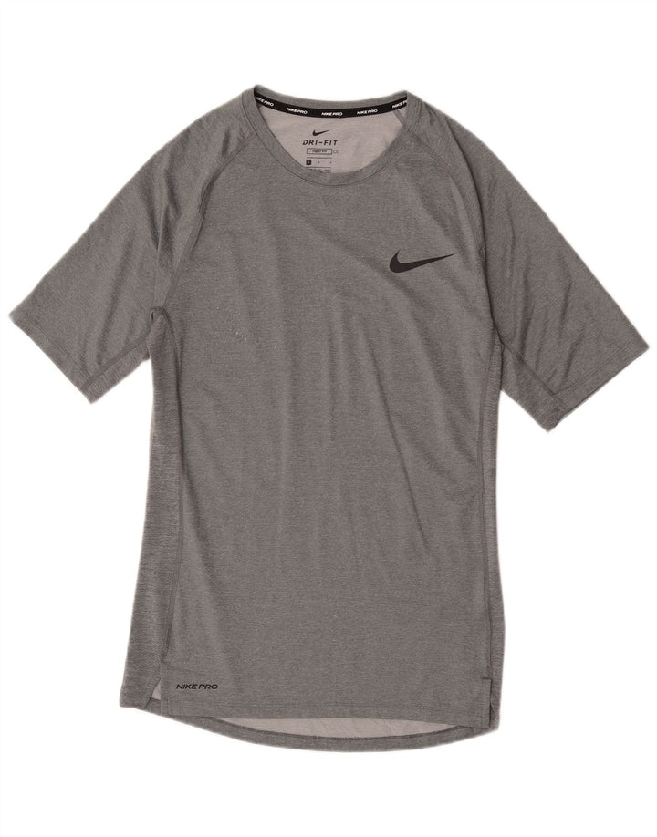 Camiseta Nike Masculina Dri Fit Top Grande Cinza