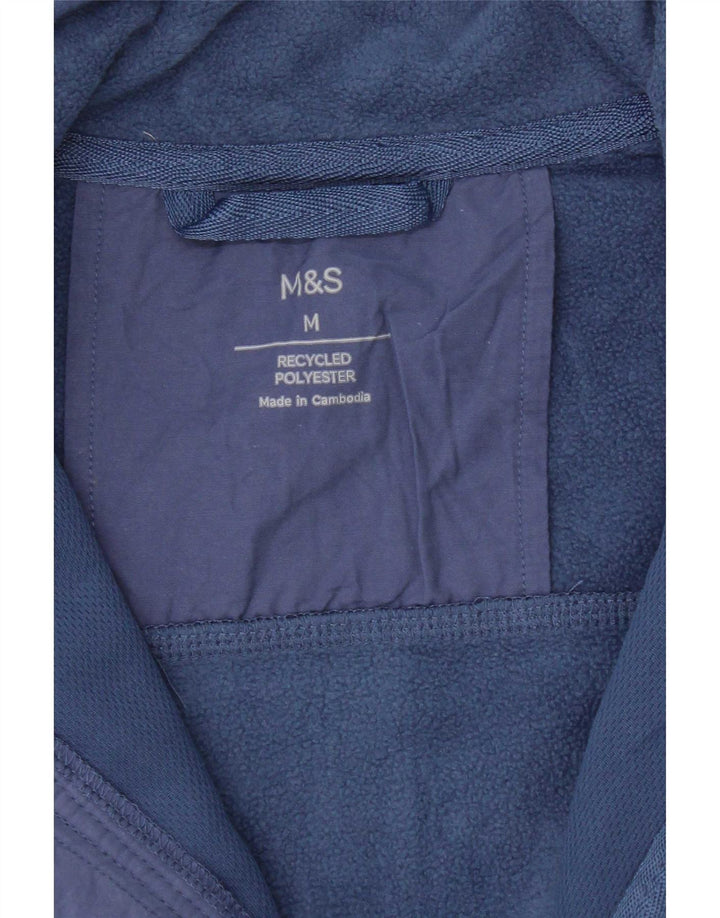 Jaqueta de lã masculina Marks & Spencer UK 38 poliéster azul médio