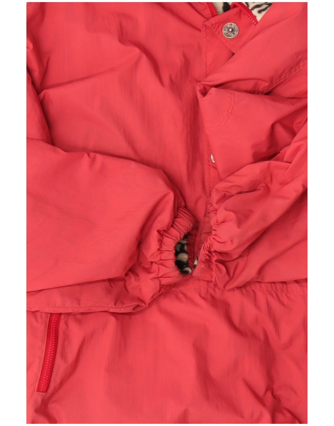 Jaqueta masculina Schoffel com capuz reversível Reino Unido 46 3XL vermelho floral retrô