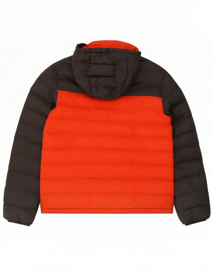 Jaqueta masculina acolchoada com capuz Mountain Warehouse UK 38 cinza médio Colourblock