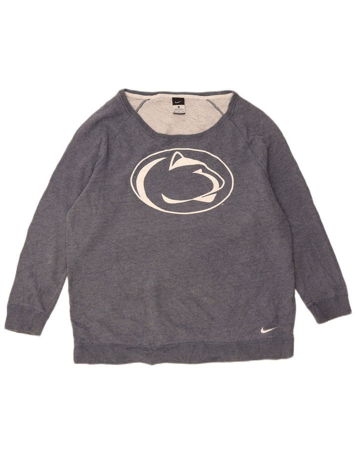 Moletom gráfico masculino Nike Jumper XL cinza algodão
