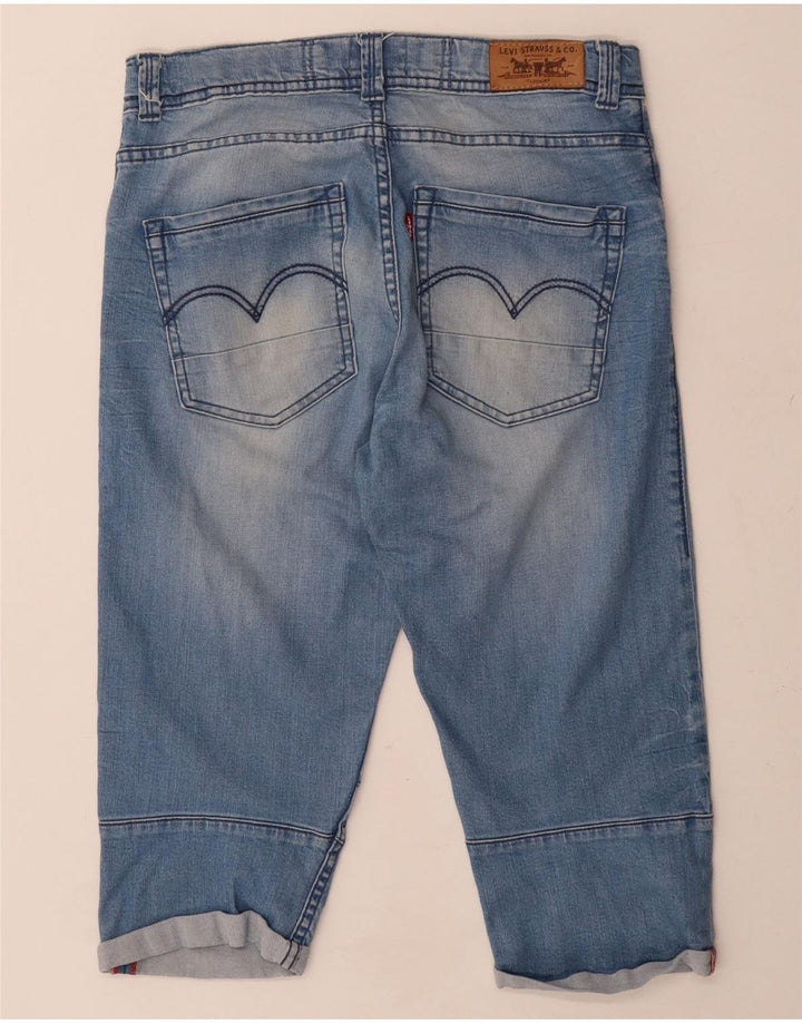 Levi's Boys Capri Jeans 15-16 Anos W30 L16 Azul Algodão