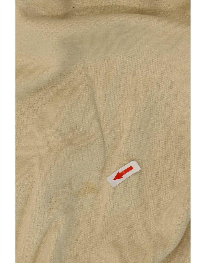 Parmalat moletom gráfico masculino jumper grande algodão bege