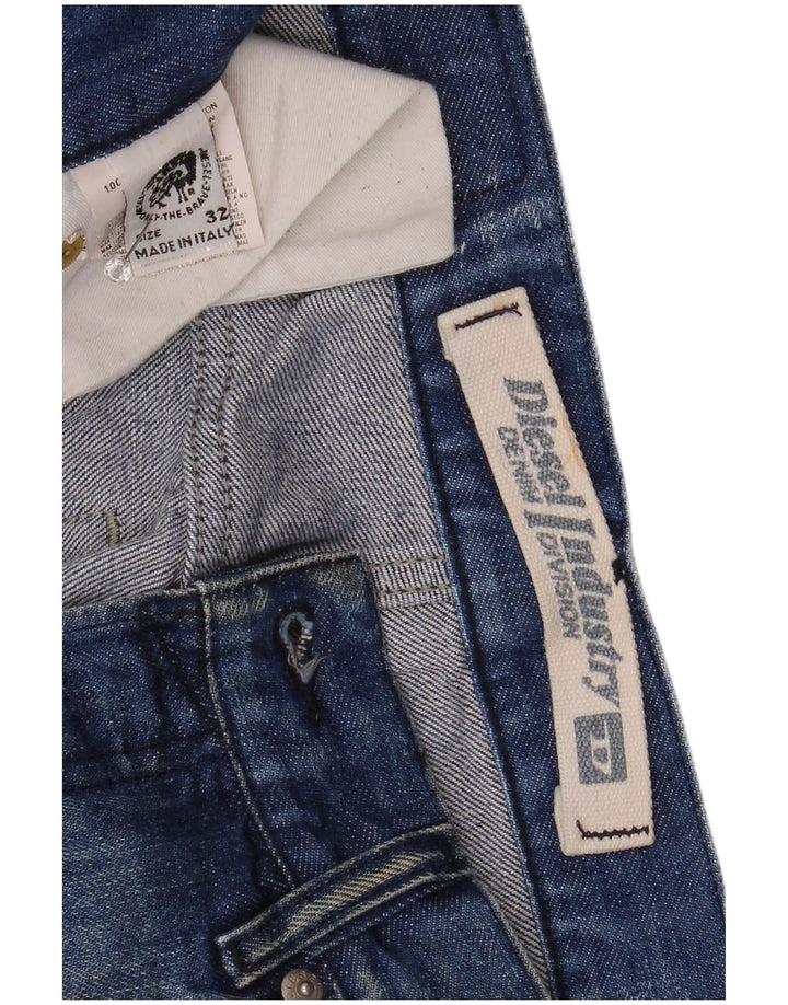 Jeans retos masculinos Diesel W32 L34 algodão azul