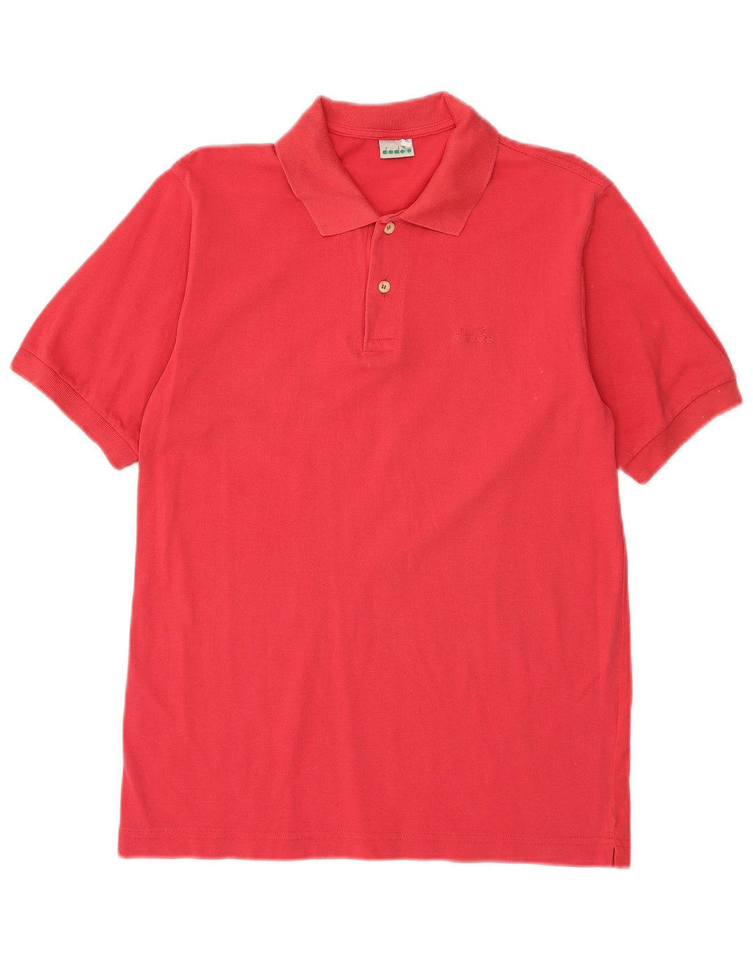 Camisa polo masculina DIADORA algodão rosa médio