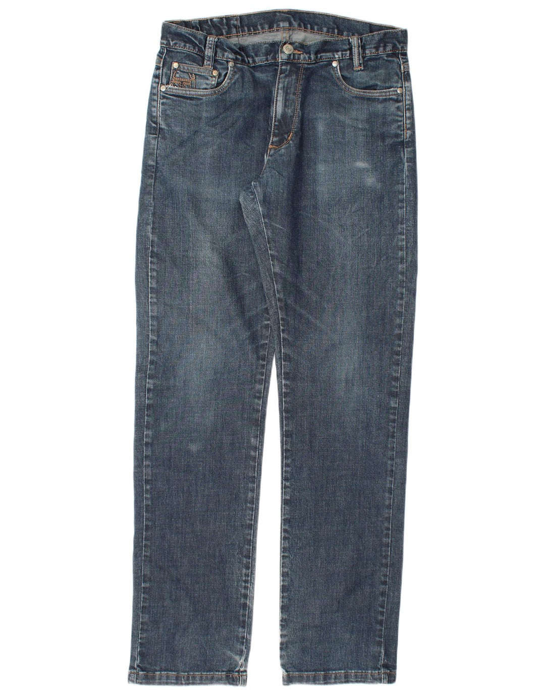 SERGIO TACCHINI Jeans reto masculino W34 L34 algodão azul