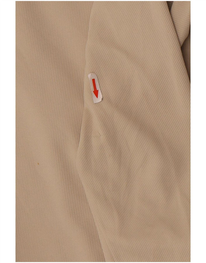 Lotto Womens Oversized Tracksuit Top Jacket UK 10 Pequeno Bege
