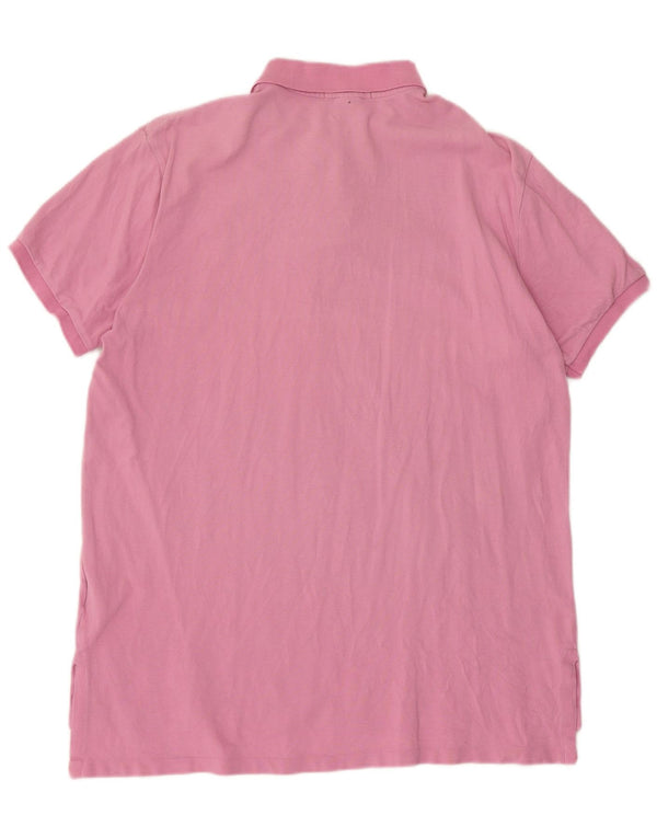 Camisa polo masculina Polo Ralph Lauren XL algodão rosa