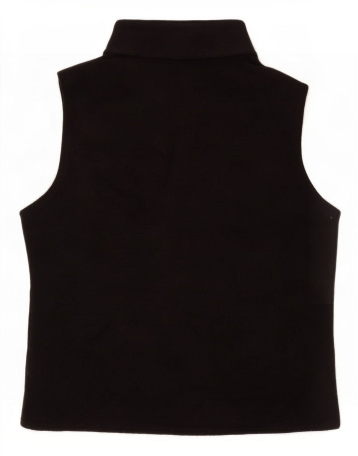 Marks & Spencer Womens Fleece Gilet UK 16 Grande Poliéster Preto