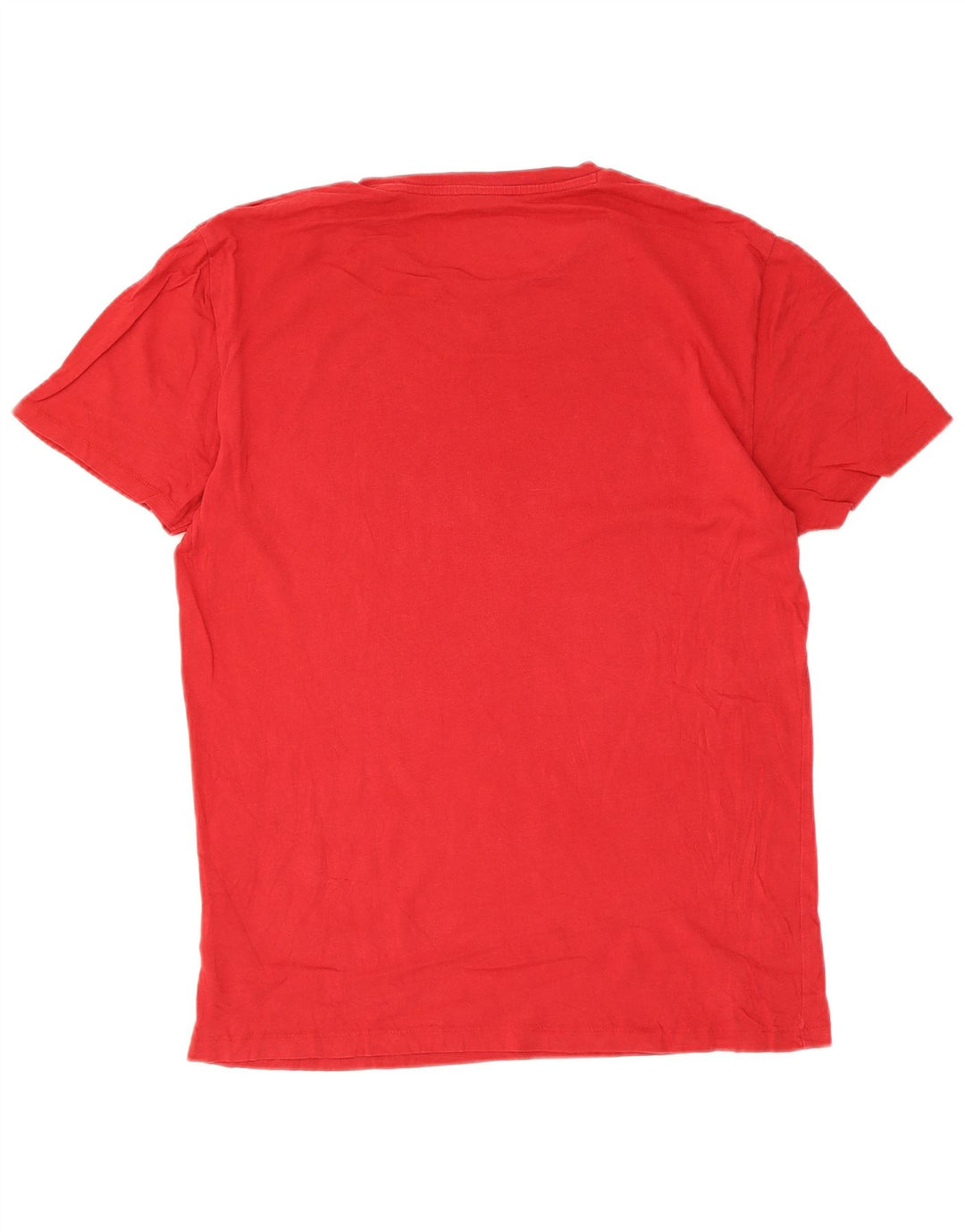 Camiseta masculina Wrangler Top médio algodão vermelho