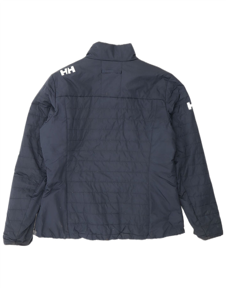 Jaqueta acolchoada masculina Helly Hansen UK 42 XL azul marinho poliéster