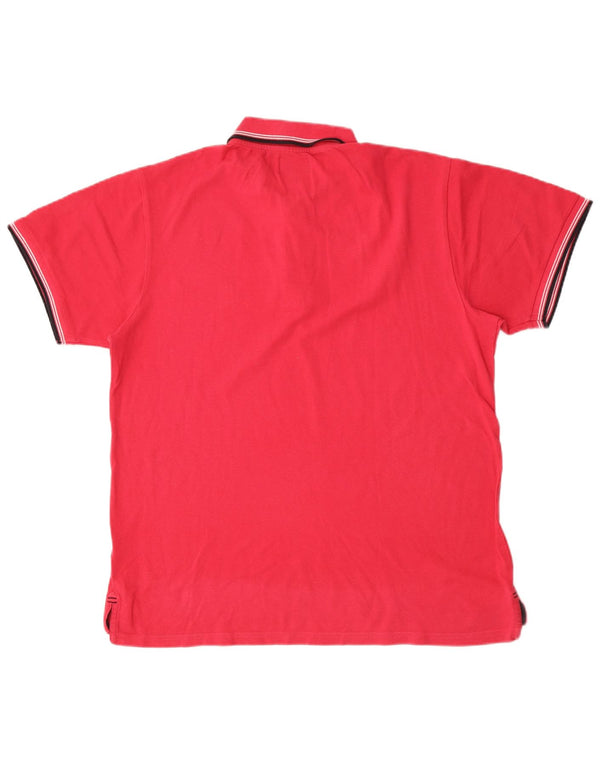 Camisa polo masculina Coveri 2XL algodão rosa