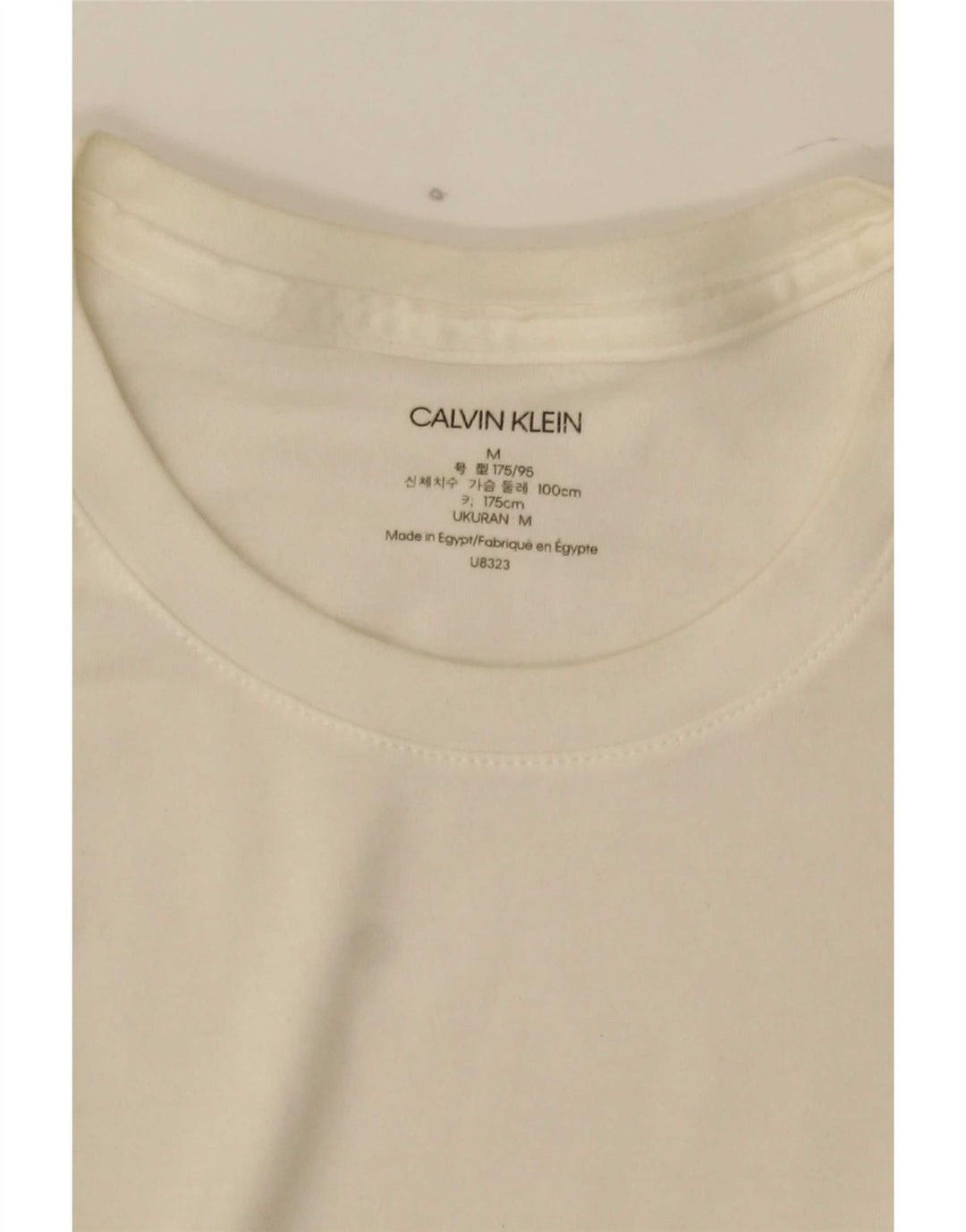 Calvin Klein Jeans Masculino Top Manga Longa Médio Branco