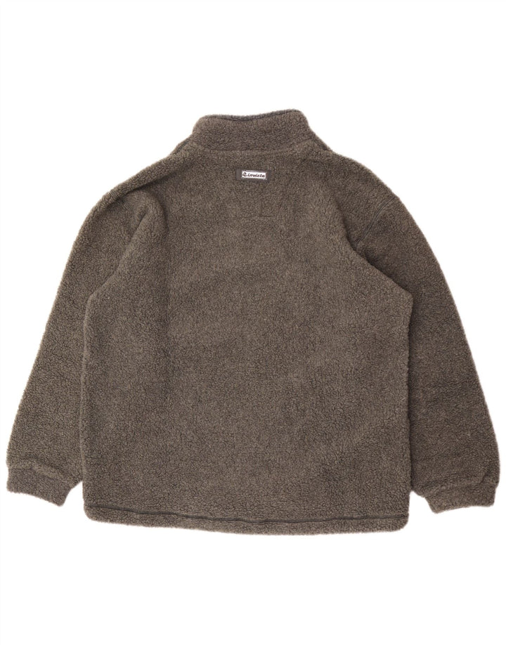 Suéter de lã masculino Invicta com zíper e gola XL poliéster cinza