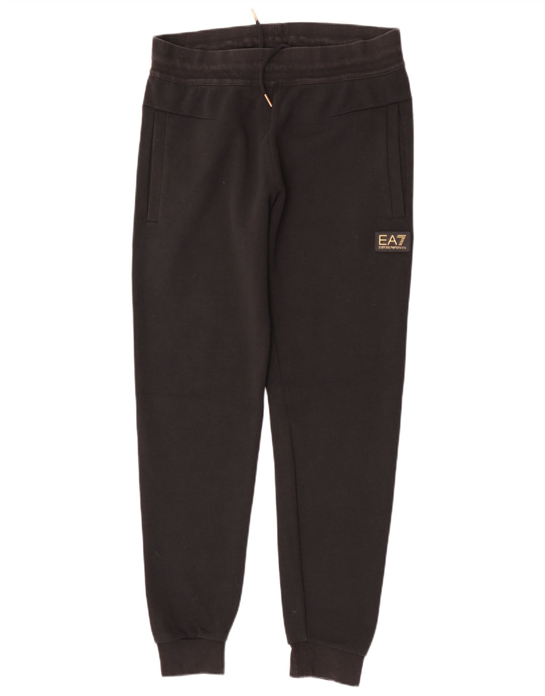 Calça de treino masculina Emporio Armani Joggers médio preto