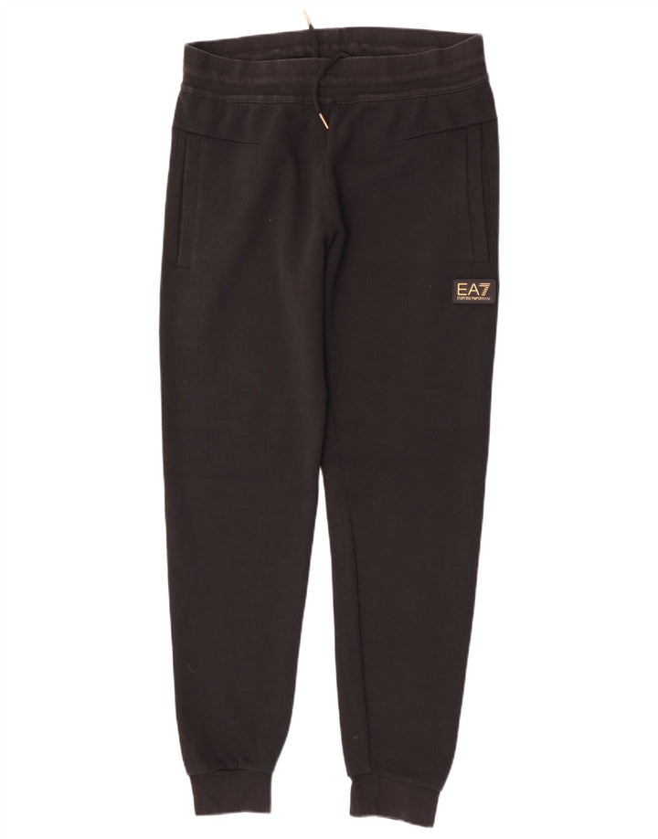Calça de treino masculina Emporio Armani Joggers médio preto