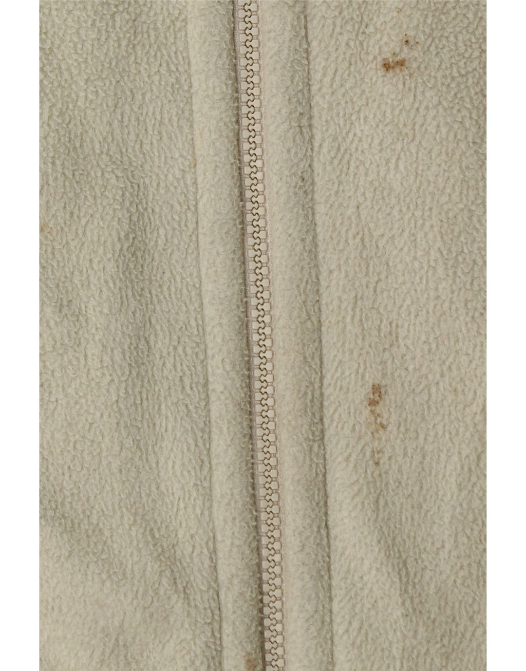 Jaqueta feminina de lã gráfica Jack Wolfskin Reino Unido 16 grande poliéster branco