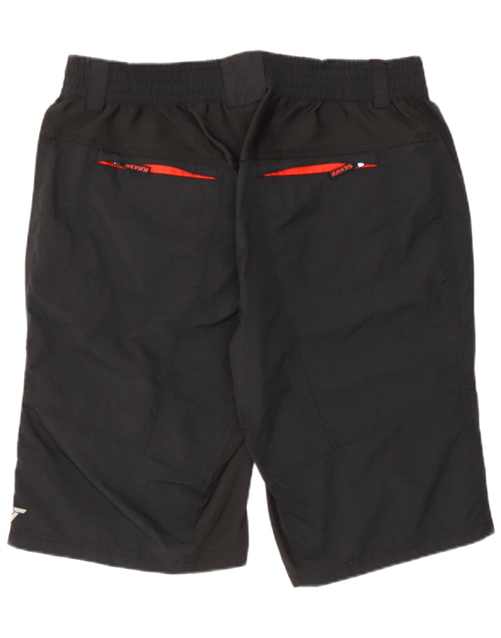 Shorts masculino Silvini grande W34 poliéster preto