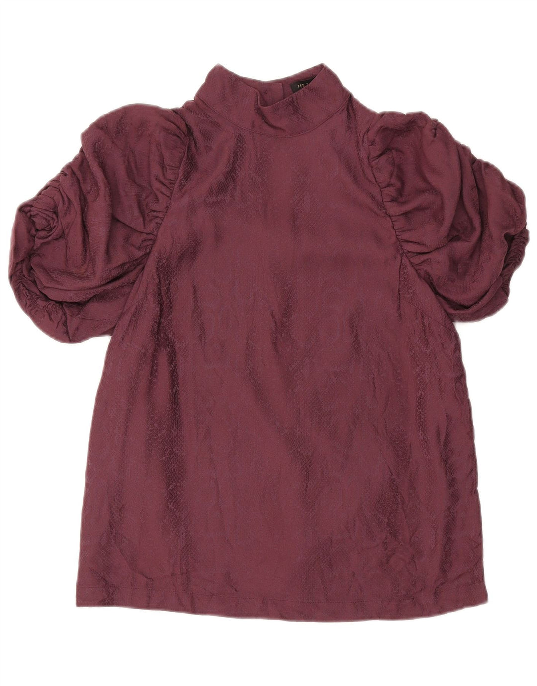 Blusa feminina TED BAKER UK 14 viscose marrom médio