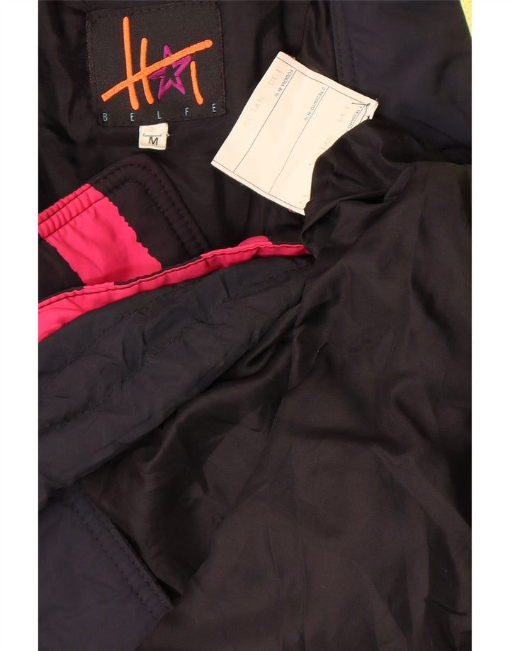 Jaqueta de esqui masculina Belfe com padrão abstrato UK 38 Nylon multicolorido médio