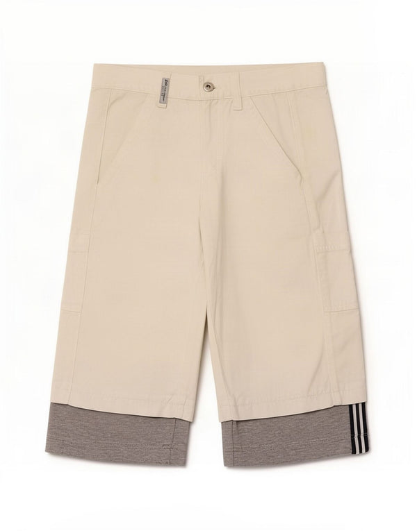 Dolce & Gabbana Meninos Capri Calças 7-8 Anos W22 L15 Branco Colorblock