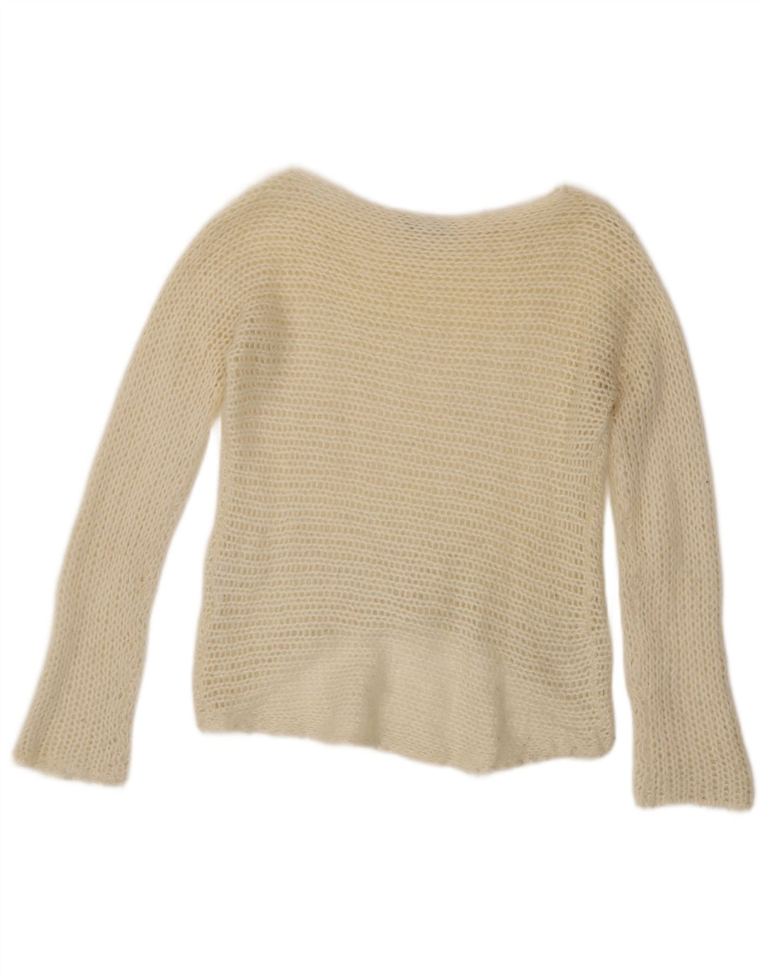 Suéter feminino com gola canoa MAX & CO. UK 10 pequeno off white
