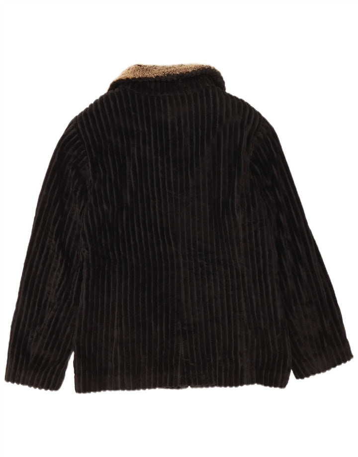 Jaqueta feminina de veludo Mabrun IT 44 médio preto colorblock