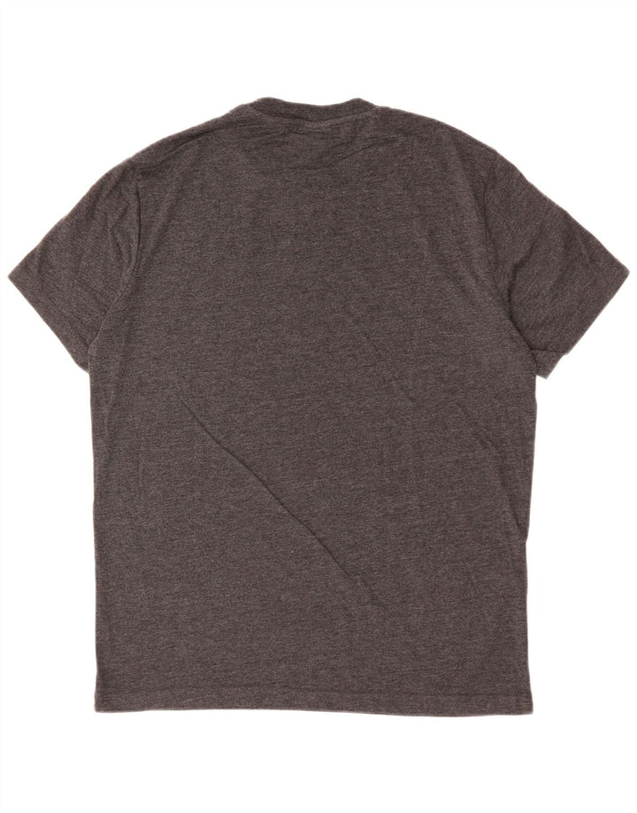 Camiseta masculina gráfica CHAMPION Top médio preto manchado