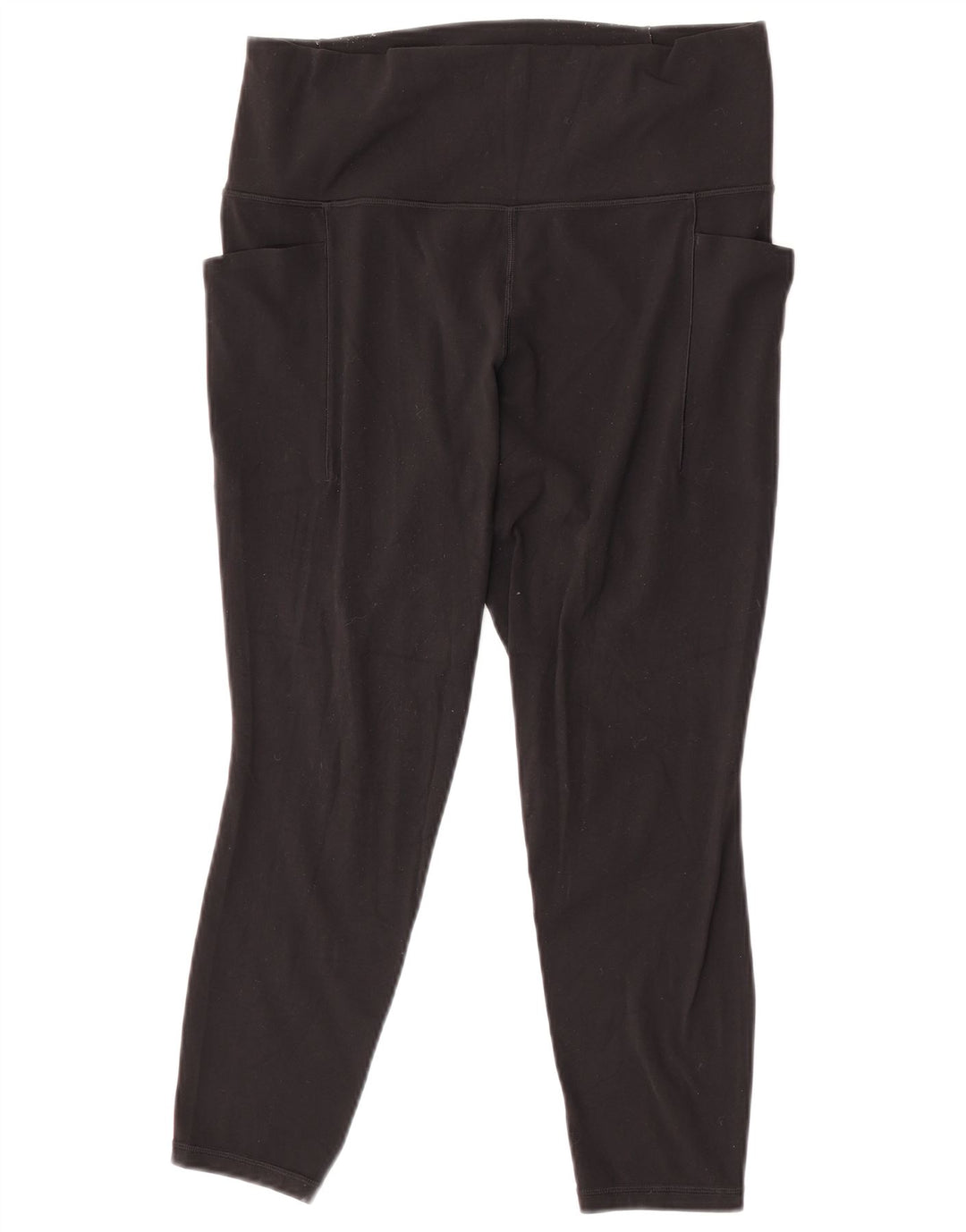 Leggings capri femininas Athleta Reino Unido 16 grande nylon preto