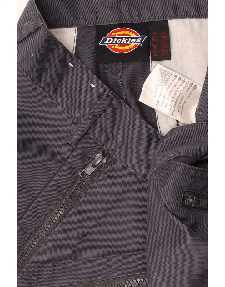 Calças cargo retas masculinas Dickies W34 L29 poliéster azul marinho