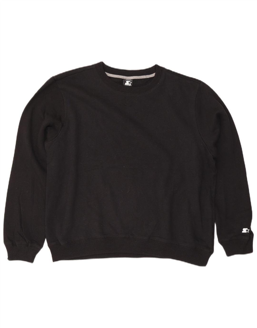 STARTER Suéter feminino oversized UK 18 XL algodão preto