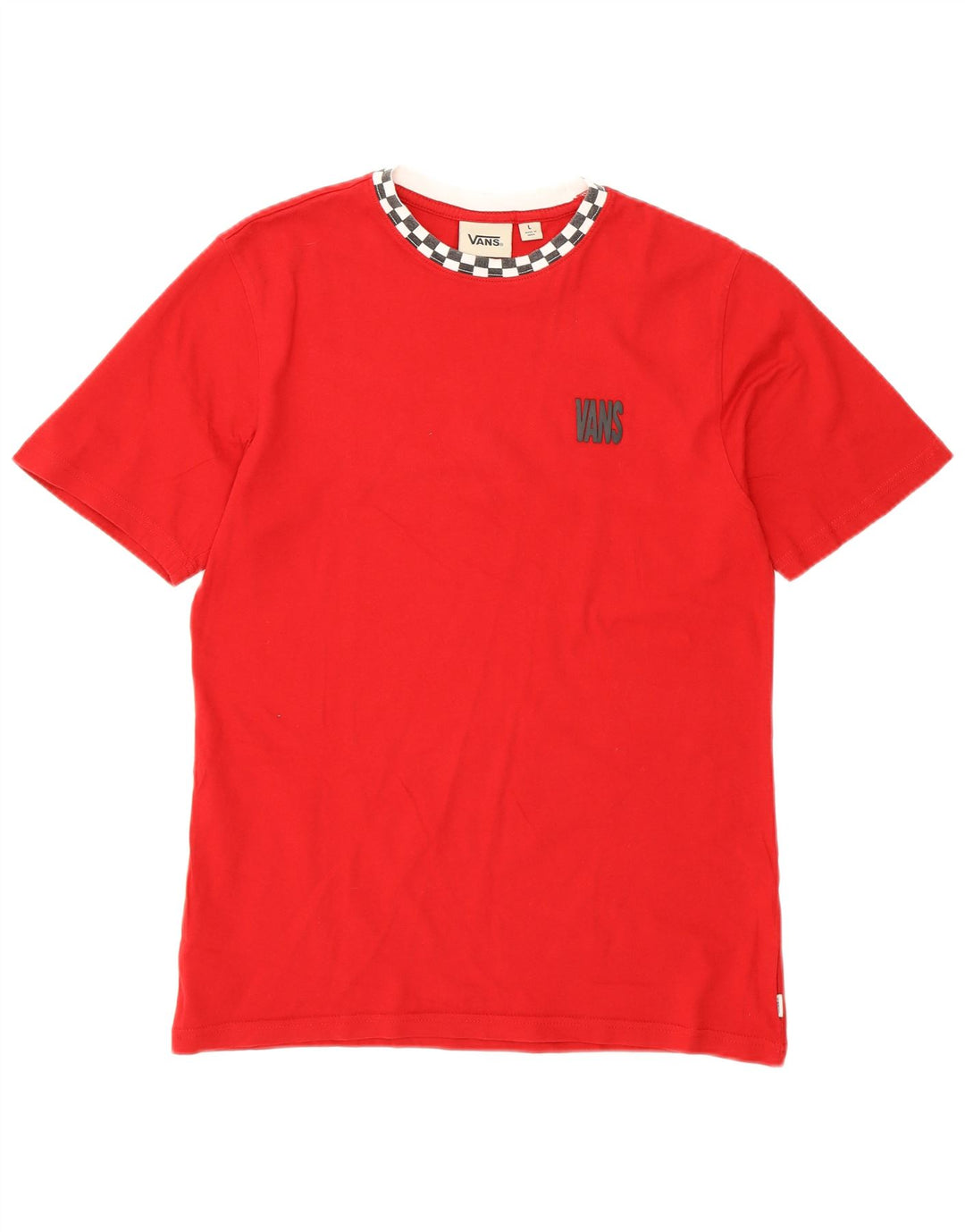 Camiseta Vans Feminina Top UK 14 Grande Vermelha