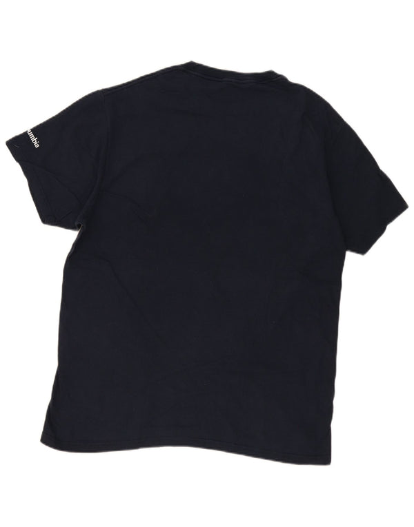 Camiseta Columbia Masculina Graphic Top Grande Algodão Azul Marinho