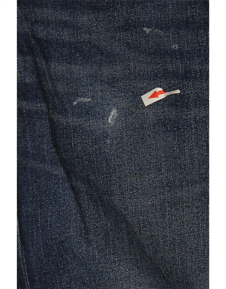 Jeans retos masculinos Marks & Spencer W36 L27 algodão azul