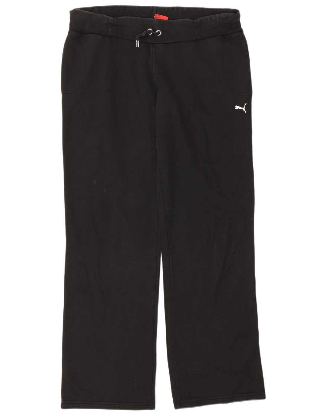 Calça de treino feminina Puma UK 12 médio preto algodão